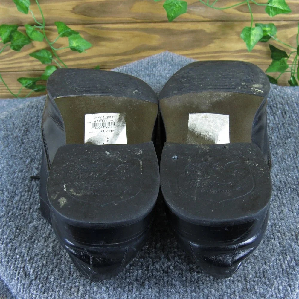 Stacy Adams Men's  Derby Oxfords Black Leather Size 11‎ Medium Gently Used 2025